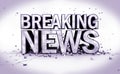 Breaking News Royalty Free Stock Photo