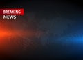 Breaking news concept design graphic for tv news channels Royalty Free Stock Photo