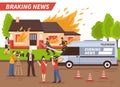 Breaking News Illustration