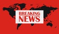 Breaking News Graphic Royalty Free Stock Photo