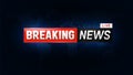 Breaking news live banner Royalty Free Stock Photo