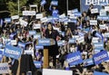 Alexandria Ocasio-Cortez at  Bernie Sanders is Back Rally in Queensbridge Park, Queens, New York Royalty Free Stock Photo