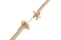 Breaking rope Royalty Free Stock Photo