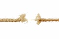 Breaking rope Royalty Free Stock Photo