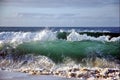 Breaking wave Royalty Free Stock Photo