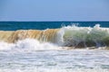 Breaking wave at the beach