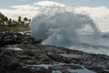 Breaking wave on Oahu, Hawaii Royalty Free Stock Photo