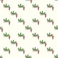 Breakout Candlestick Chart vector Trading colored seamless pattern Royalty Free Stock Photo