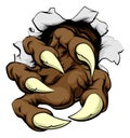 Breakthrough claw Royalty Free Stock Photo