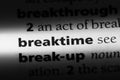 breaktime