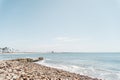 Breakwall from Shoreline Royalty Free Stock Photo