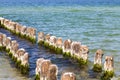 Breakwater on Baltic Sea Royalty Free Stock Photo