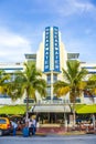 Breakwater Building with Art Deco Style in Miami Beach Royalty Free Stock Photo