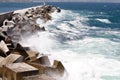 Breakwater concrete structures