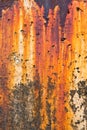 Breakwater Rust Stains Royalty Free Stock Photo