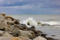 Breakwater Royalty Free Stock Photo
