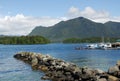 Breakwater in tofino