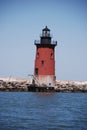 Breakwaters Lighthouse, Lewes, Delaware Royalty Free Stock Photo