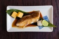 Bream grilled japanese food