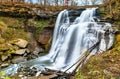 Breandywine Falls at Cuyahoga Valley National Park in Ohio Royalty Free Stock Photo