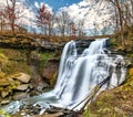 Breandywine Falls at Cuyahoga Valley National Park in Ohio Royalty Free Stock Photo