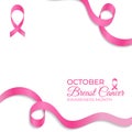 Breast awareness october 01 ribbon vector