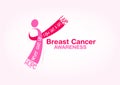 Breast cancer awareness concept design
