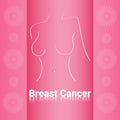 Breast Cancer Awareness Female Body Royalty Free Stock Photo