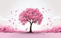 Breast cancer awareness and October Pink day, world cancer day, Ai