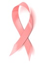 Breast cancer awareness pink ribbon Royalty Free Stock Photo