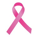 Breast cancer awareness pink ribbon Royalty Free Stock Photo