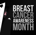 Breast cancer awareness poster design. Raising awareness for breast cancer in October.