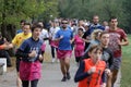 Breast cancer awareness run Royalty Free Stock Photo