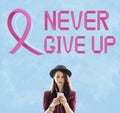 Breast Cancer Believe Hope Woman Illness Concept