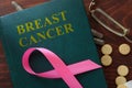 Breast cancer concept. Royalty Free Stock Photo