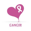 Breast cancer design Royalty Free Stock Photo