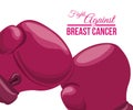 Breast cancer design, illustration. Royalty Free Stock Photo