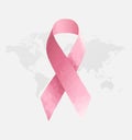 Breast Cancer October Awareness Month Campaign Background.Women health vector design.Breast cancer awareness logo design