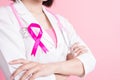 Breast cancer prevent concept Royalty Free Stock Photo