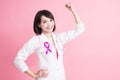 Breast cancer prevent concept