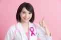 Breast cancer prevent concept Royalty Free Stock Photo