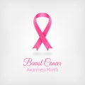 Breast cancer ribbon