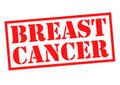 BREAST CANCER Rubber Stamp Royalty Free Stock Photo