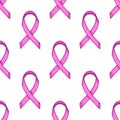 Breast canser awareness ribbon Royalty Free Stock Photo