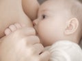 Breast feeding Royalty Free Stock Photo