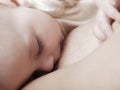 Breast feeding Royalty Free Stock Photo