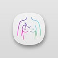 Breast pain app icon