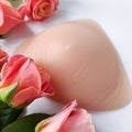 Breast prosthesis to be worn as a result of breast cancer surgery.