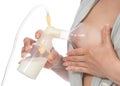 Breast pump to increase milk supply for breastfeeding mother