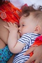 Breastfeeding baby